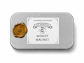 DIY Mojo Bag Money Magnet ritual tin with gold star wax seal